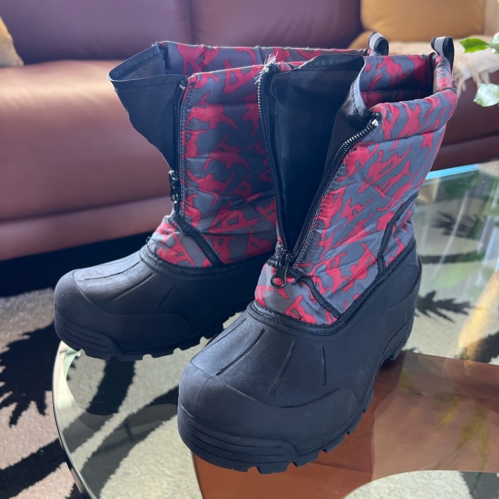 Northside Red and Black Kids Boots